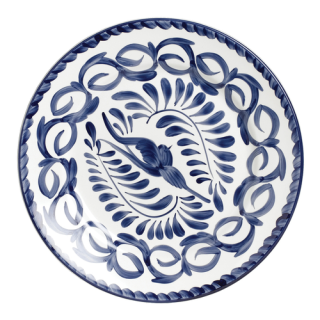 Plate 12 1/4" Anfora Puebla Blue