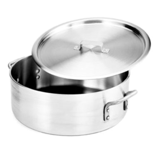Brazier 30 Quart with Cover Aluminum
