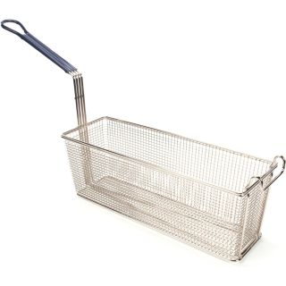Fry Basket 17 1/4" x 5 1/2" Blue Handle