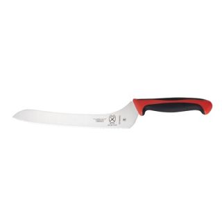 Bread Knife 9" Offset Red Handle