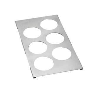 Squeeze Bottle Holder 6 Holes SS