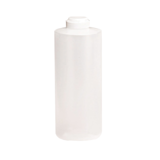Squeeze Bottle 32 oz Hinged Top Clear