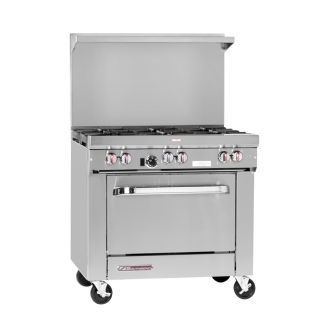 Range 36" 6 Burner 1 Oven LP Gas