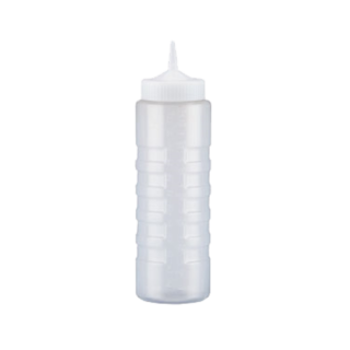 Squeeze Bottle 24 oz Clear Single Tip