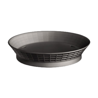 Platter Basket 9" Round Black