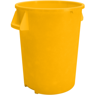 Bronco Container 32 Gallon Yellow
