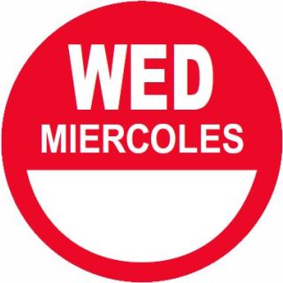 Label 1" Bilingual Wednesday