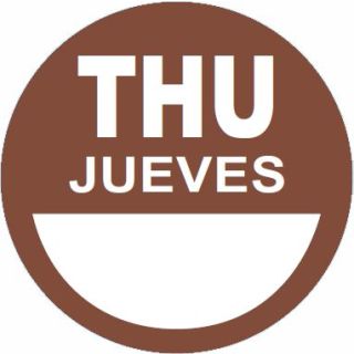 Label 1" Bilingual Thursday