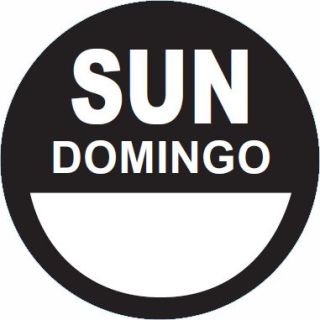 Label 1" Bilingual Sunday