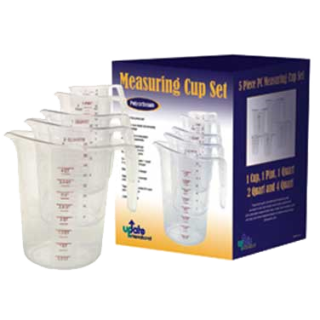 Measuring Cup Set 5 pc Polycarbonate