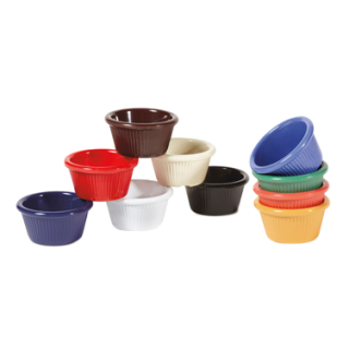 Ramekin 2 oz Fluted Ivory