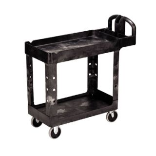 Cart 2 Shelf 16" x 30" Black