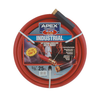 Hot Water Hose 5/8" x 25' Red