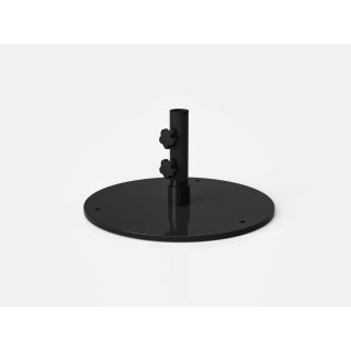 Umbrella Base Round Power Coat Charcoal
