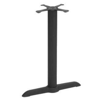Table Base 5" x 22" Black 3" Column