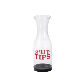 Tip Jar with Twist-Off Bottom Plastic