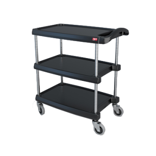 Cart 3 Shelf 18" x 32" Black