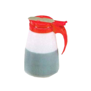Syrup Server 32 oz Plastic Almond Top