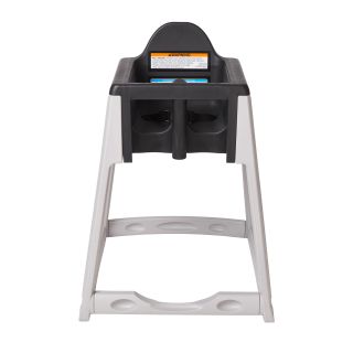 High Chair Grey/Black Poly