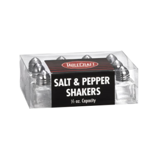 Salt & Pepper Shaker 1/2 oz Cube