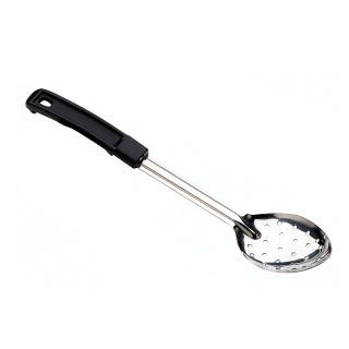 Spoon 15" Perforated Black Handle