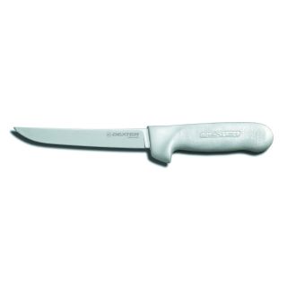 Boning Knife 6", Wide, White Handle