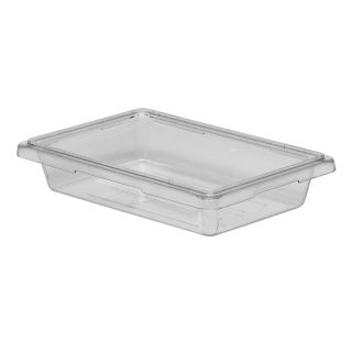 Food Box Half Size 3" Deep Clear