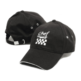 Chef's Baseball Cap Black