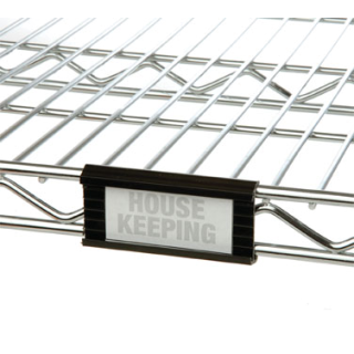 Shelf Label Holder 3" Black