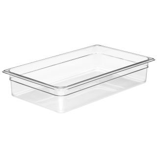 Food Pan Full Size 4" Deep Clear