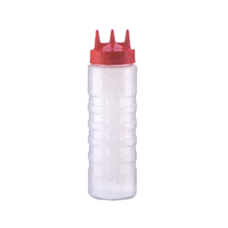 Squeeze Bottle 24 oz Clear Tri-Tip