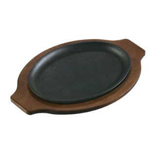 Cast Iron Griddle 10" Oval