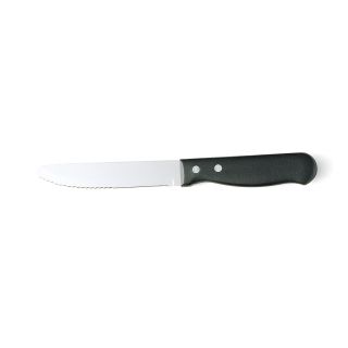 Steak Knife Jumbo 5" Blade Black Handle