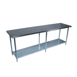 Work Table 30" x 96" with Galvanized