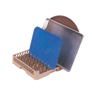 Dishwasher Rack Peg Plate & Tray Beige