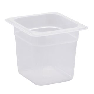 Food Pan Sixth Size 6" Deep Translucent