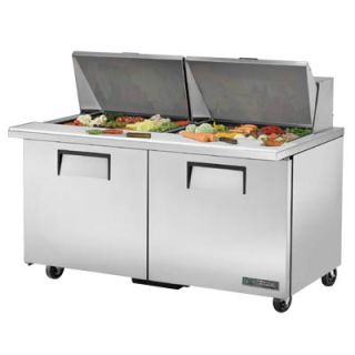 Sandwich Unit 2 Door 60" Mega Top 115v