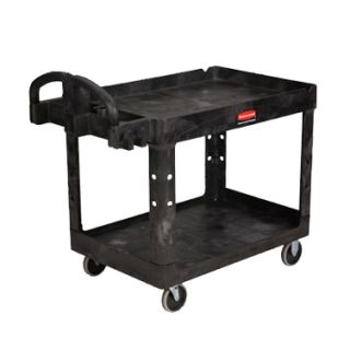 Cart 2 Shelf 24" x 36" Black