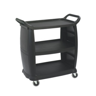 Cart 3 Shelf 18" x 36" Black