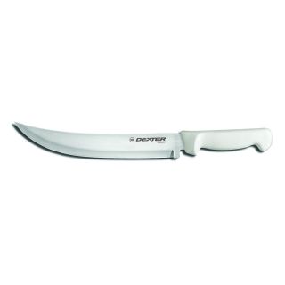 Steak Knife Cimeter 10" Blade White