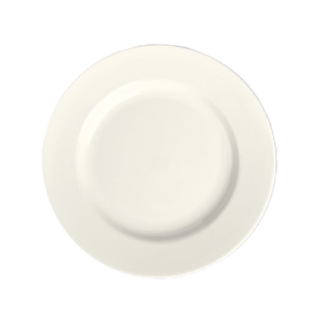 Undecorated Plate 11 1/8" Rolled Edge