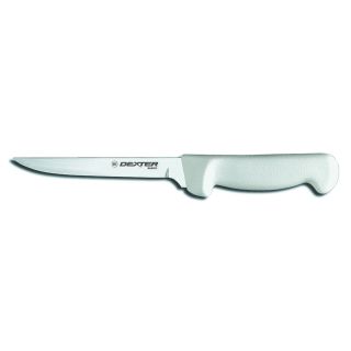 Boning Knife 6", Narrow, White Handle