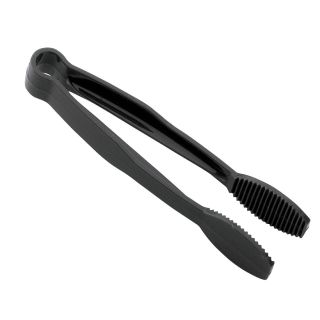 Tong 6" Flat Grip Black