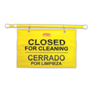 Sign Closed for Cleaning 13" x 44"