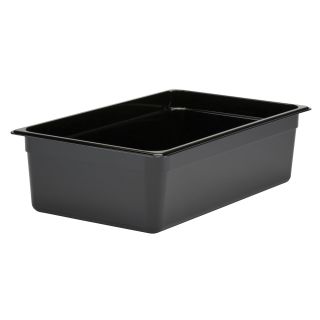 Food Pan Full Size 6" Deep Black