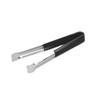 Tongs 9" Pom Black Kool-Touch Handle