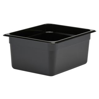 Food Pan Half Size 6" Deep Black