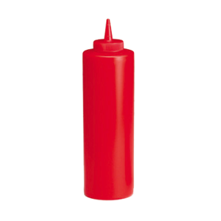 Squeeze Bottle 24 oz Red