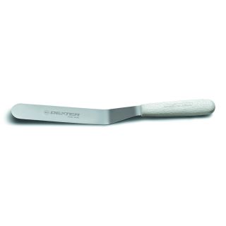 Baker's Offset Spatula 8" White Handle