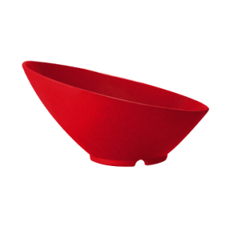 Bowl 1.1 Quart Red Sensation Plastic